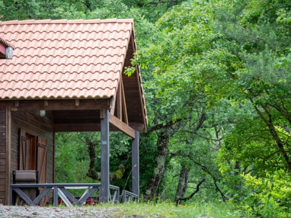 Chalet Cabane Mezzanine 5/7 Ppl. - Camping la Pinède