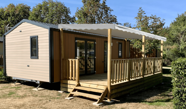 Mobil-home 27 m² Bahia Duo 2 chambres 4 pers. 4 Ppl. - Camping Au Pré de l'Etang