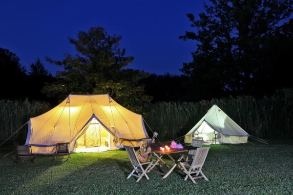 Tent Glamping 4 Ppl. - Castel Camping Château de Chanteloup