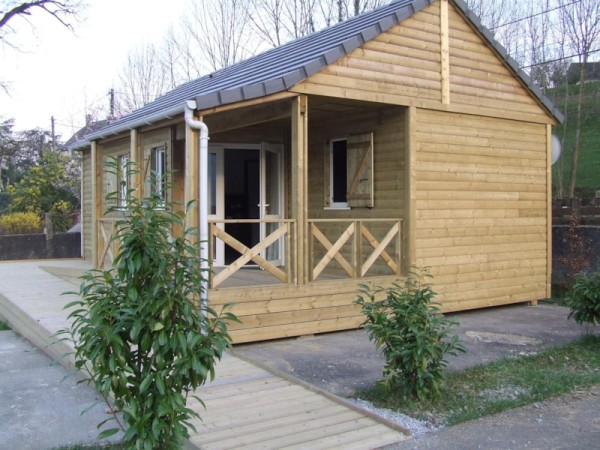 Chalet Premium  2 bedrooms adapted to the people with reduced mobility 4 Ppl. - Camping Barétous-Pyrénées