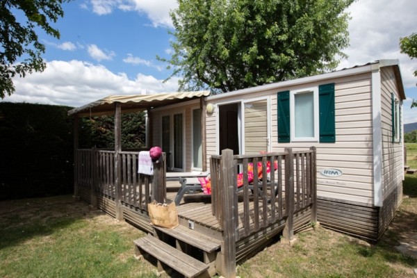 MOBILE HOME CONFORT 2 CHAMBRES (arrivée mercredi en haute saison) 4 Pers. - CAMPING LA ROUBINE