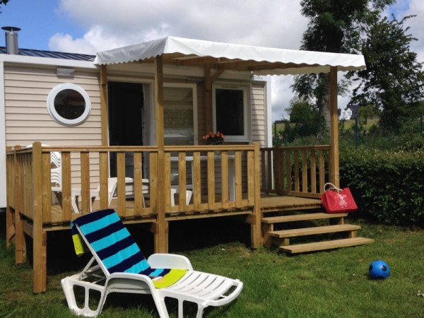 Mobil-home CONFORT 18m² (1 chambre) + terrasse semi-couverte 2/3 Pers. - Flower Camping Le Conleau