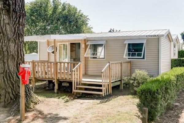 Mobil-home CONFORT 31 m²  (3 chambres) + Terrasse semi-couverte 6/8 Pers. - Flower Camping Le Conleau