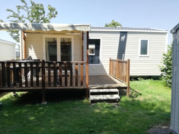 Mobile-home Parc N°7 -29,5m² sheltered terrace 1/6 Ppl. - Camping  LES GOELANDS