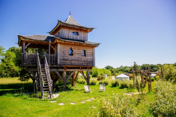 Wooden cabin  - Temple perché with spa 2/6 Ppl. - Domaine EcÔtelia