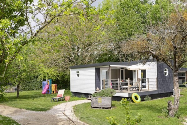 Chalet Newton 3 bedrooms 2 bathrooms - Air con PREMIUM 6 Ppl. - Camping Sandaya Château des Marais