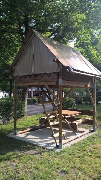 Tents BIVOUAC on stilts 2 Ppl. - Camping La Grande Tortue