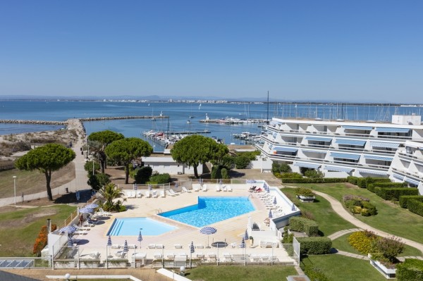 Classique côté port/piscine grand lit - Thalazur Port-Camargue - Hôtel & Spa